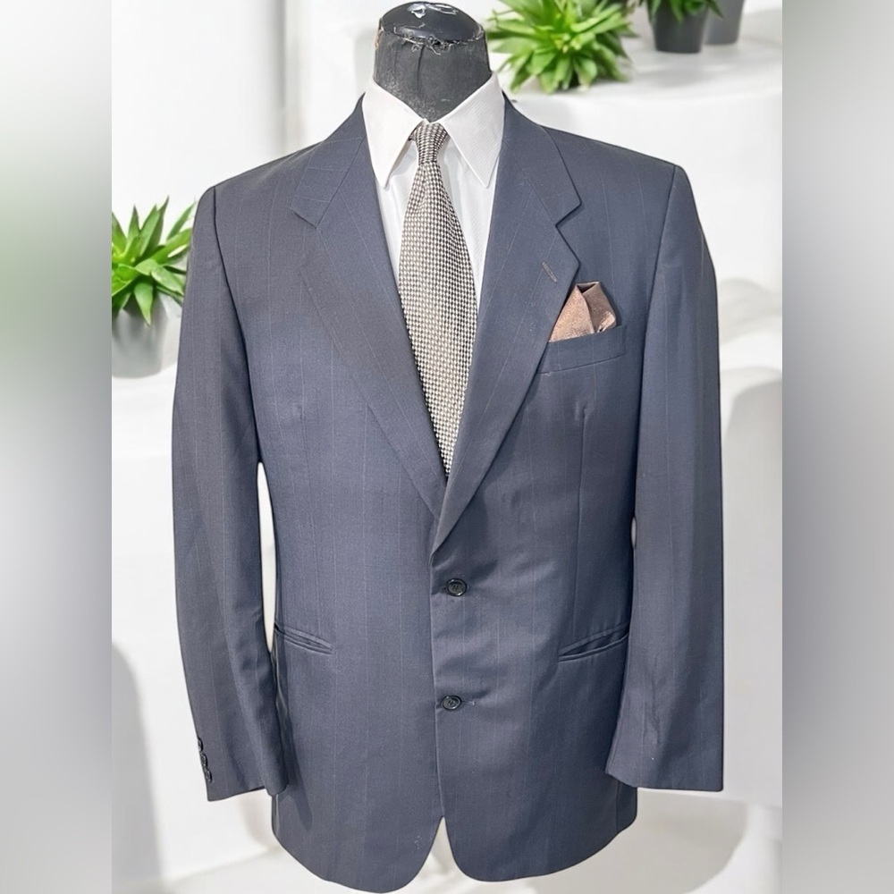 Jacobson’s Profilo Elegant Charcoal Men's Wool Blazer☑️